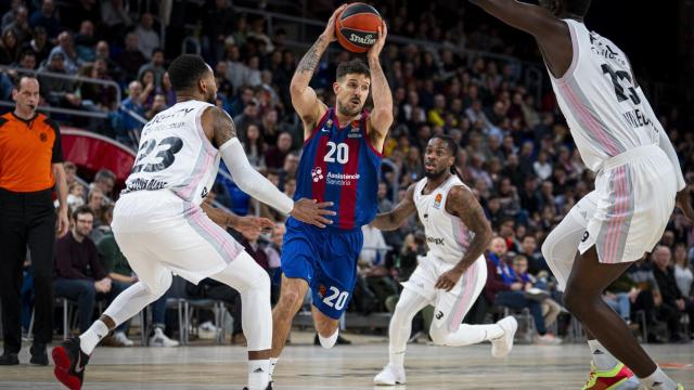 Último enfrentamiento entre el Barça y el Asvel en diciembre de 2023