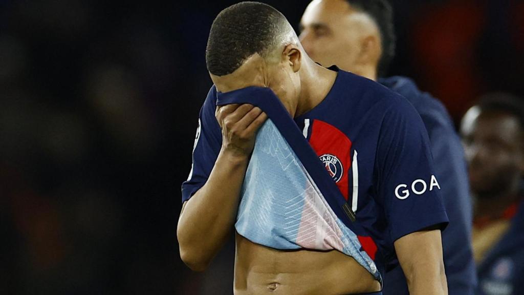 Kylian Mbappé, tras el partido de Champions League ante el FC Barcelona