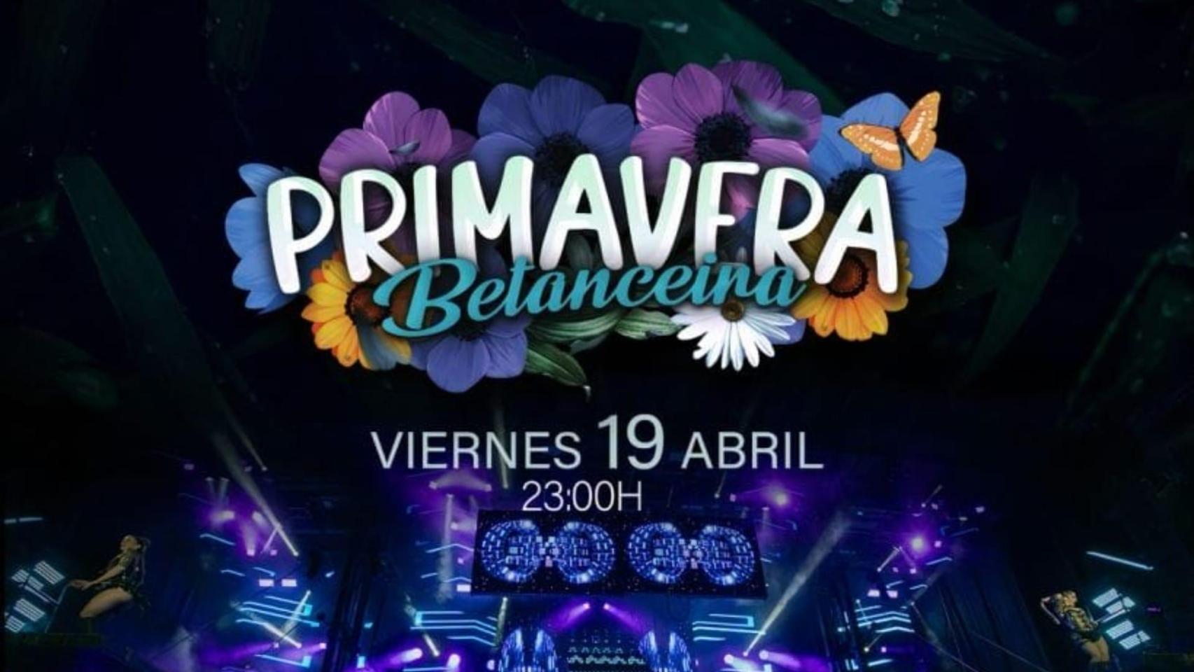 Así será la Primavera Betanceira: Será el 19 de abril y actuará la Panorama
