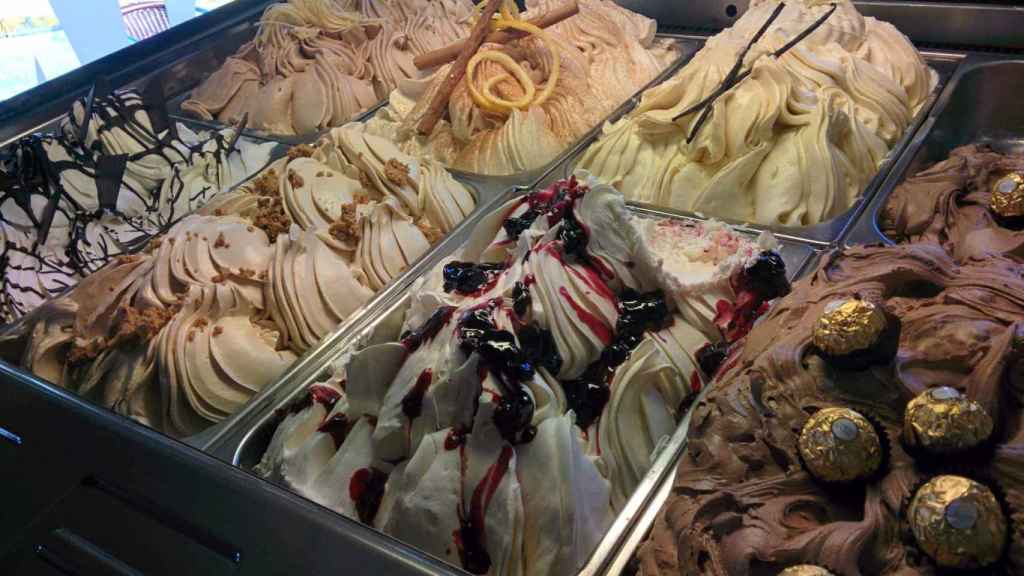 Una amplia variedad de helados en la Heladería Castilviejo
