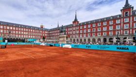 Pista de tenis de la Plaza Mayor.