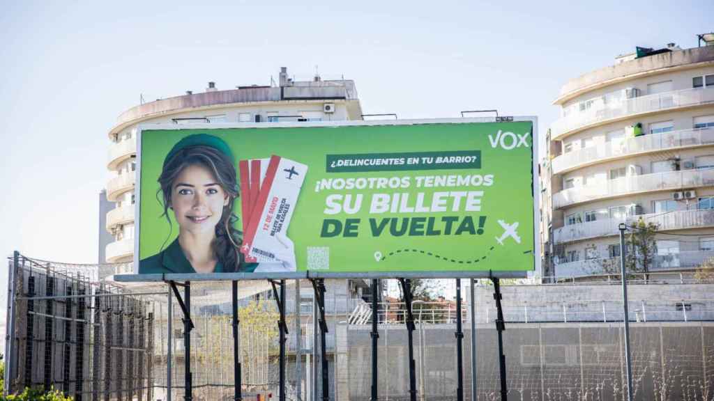Cartel de Vox para la campaña de las elecciones autonómicas de Cataluña del próximo 12 de mayo
