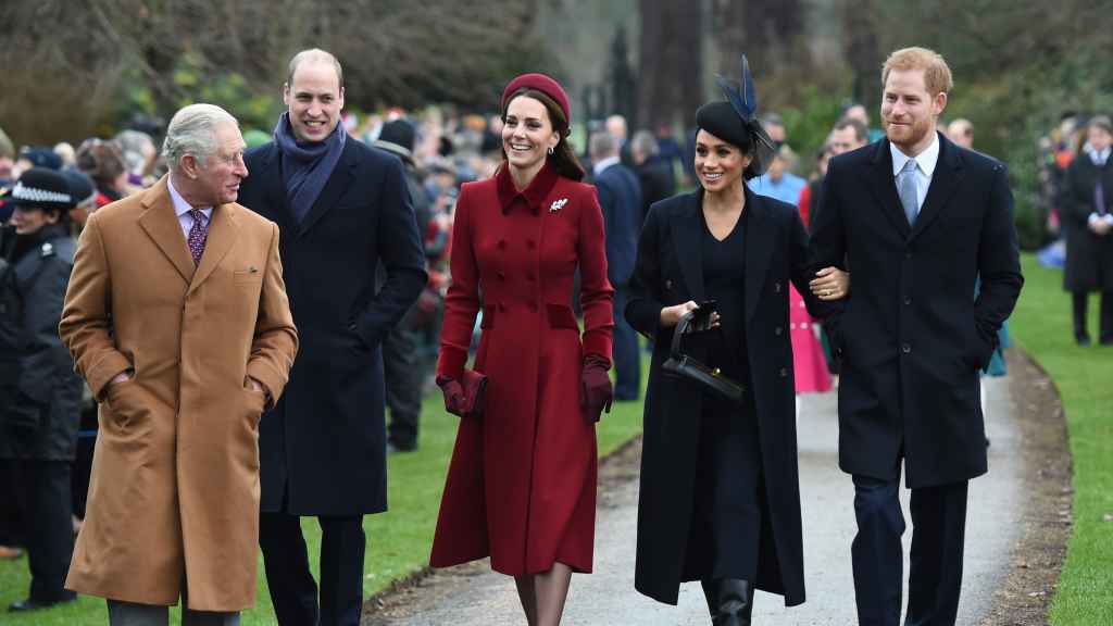 La Familia Real británica, en una imagen de 2018.
