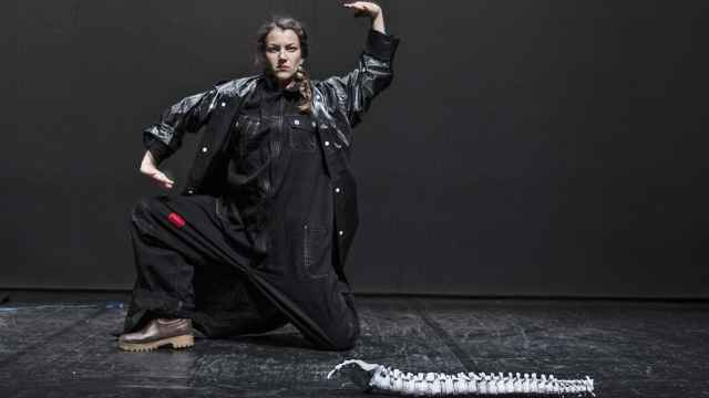 Gloria Dorliguzzo, coreógrafa e intérprete de 'Il Terzo Reich', de Romeo Castellucci. Foto: Lorenza Daverio