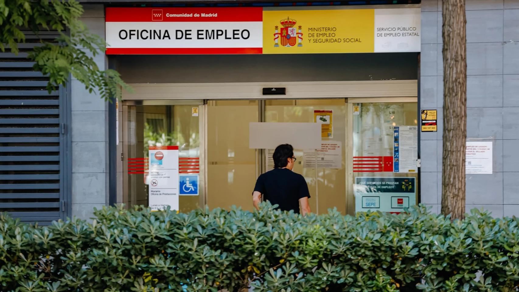 Imagen de archivo de una oficina de empleo de la Comunidad de Madrid.