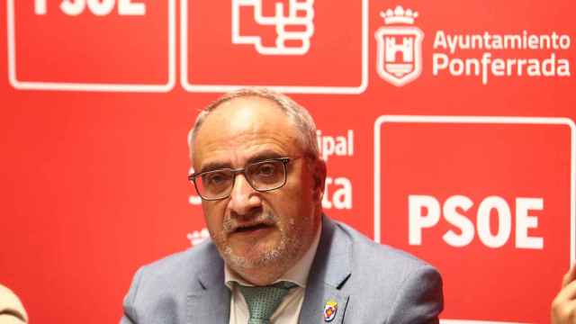 Olegario Ramón, exalcalde de Ponferrada y portavoz del PSOE, en una imagen de archivo