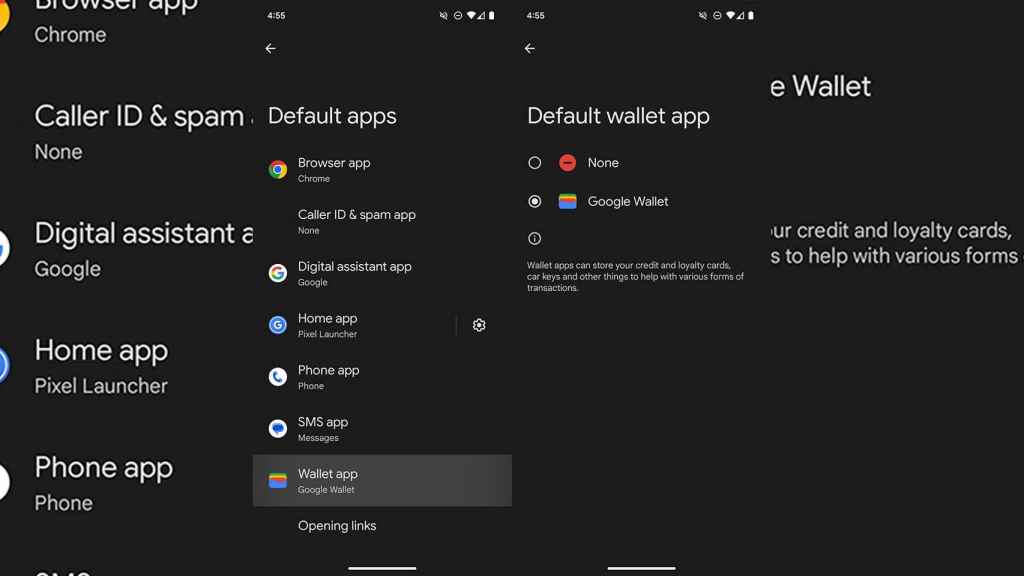 La nueva opción para cambiar la app dedicada a los pagos móviles por defecto en Android 15
