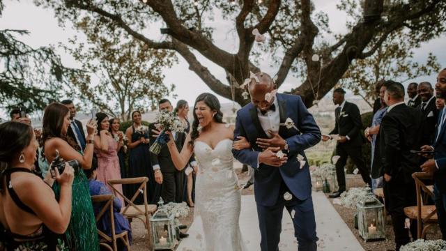 Una de las bodas celebradas en el Cigarral de las Mercedes de Toledo.