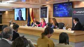 Un instante durante el encuentro organizado por Adigital, DigitalES y la Oficina del Parlamento Europeo en Madrid.