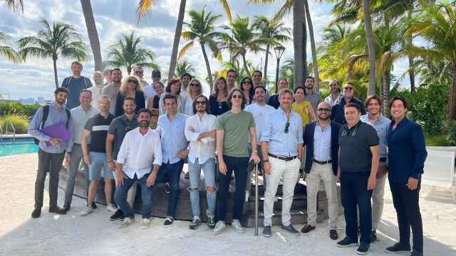 Fundadores de startups en  'Acelera Miami' de una edición anterior.