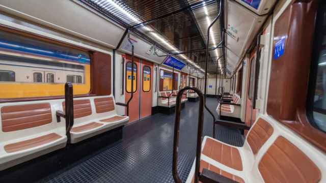Vagón de Metro de Madrid.