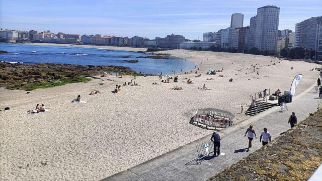 La plata de Riazor a 12 de abril de 2024.