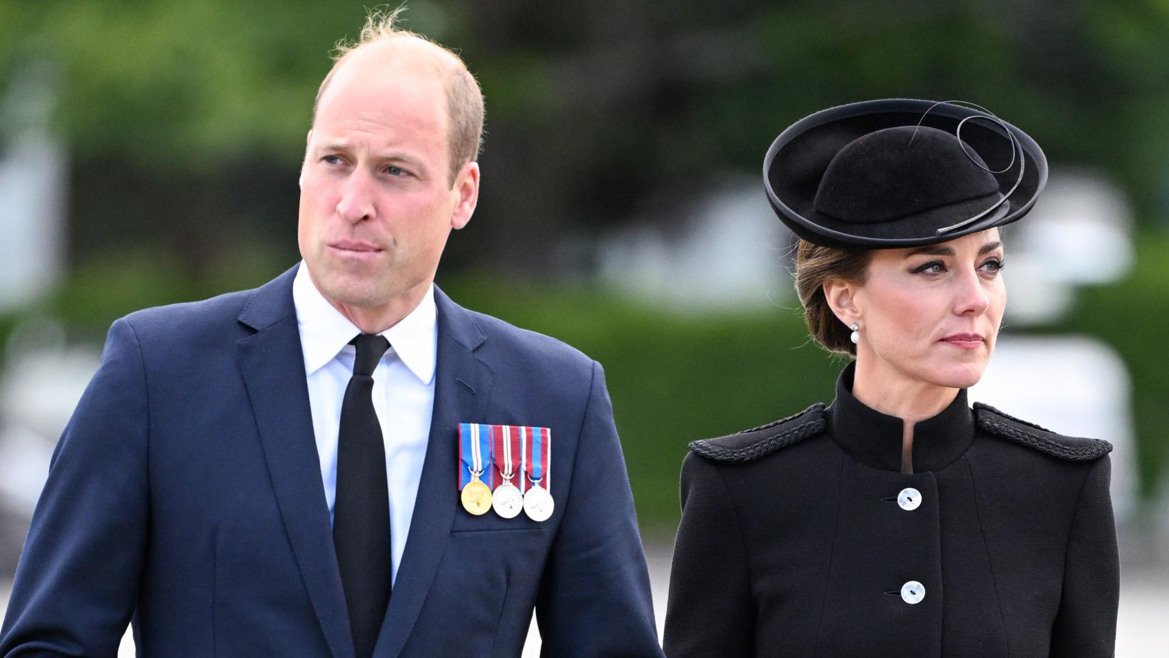 Los príncipes de Gales, Guillermo y Kate, en una imagen tomada en Pirbright, en septiembre de 2022.