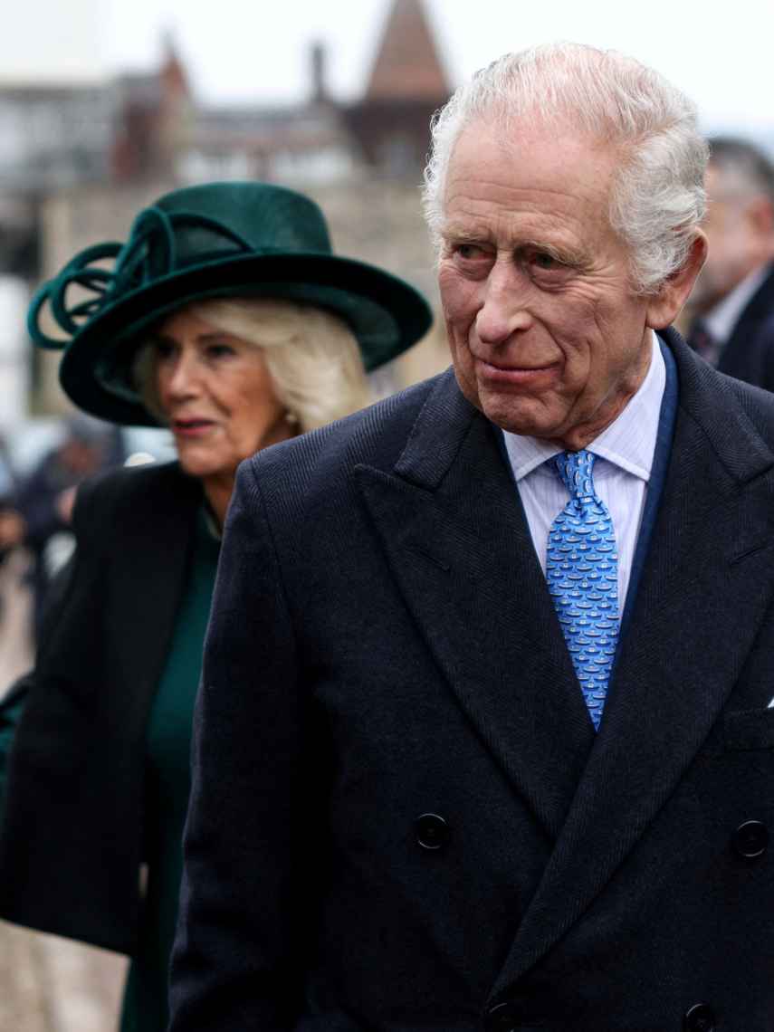 Carlos III y Camila, el pasado 31 de marzo, en Windsor.