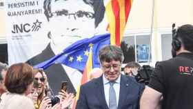 El expresidente de la Generalitat y candidato de Junts a las elecciones catalanas, Carles Puigdemont.