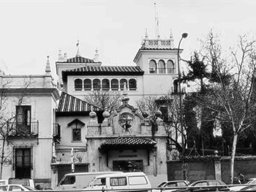 Imagen del Palacio de La Trinidad en el siglo pasado.