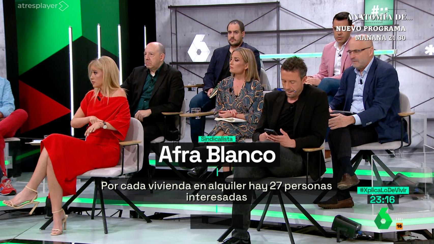 Afra Blanco habla alto y claro contra la especulación inmobiliaria:  