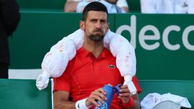 Djokovic, durante el Masters 1000 de Montecarlo.