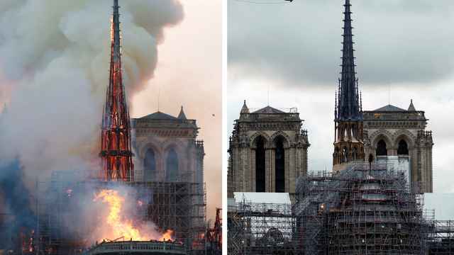 El antes y el después de la catedral de Notre Dame de París