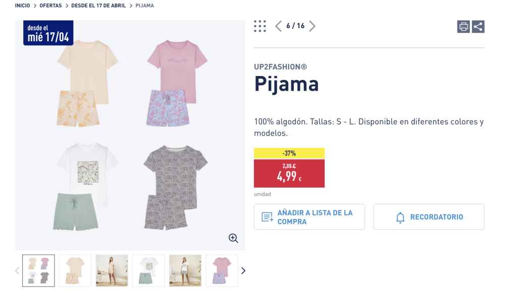 Pijama mujer.