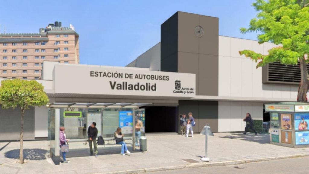 Estación de autobuses de Valladolid en su remodelación
