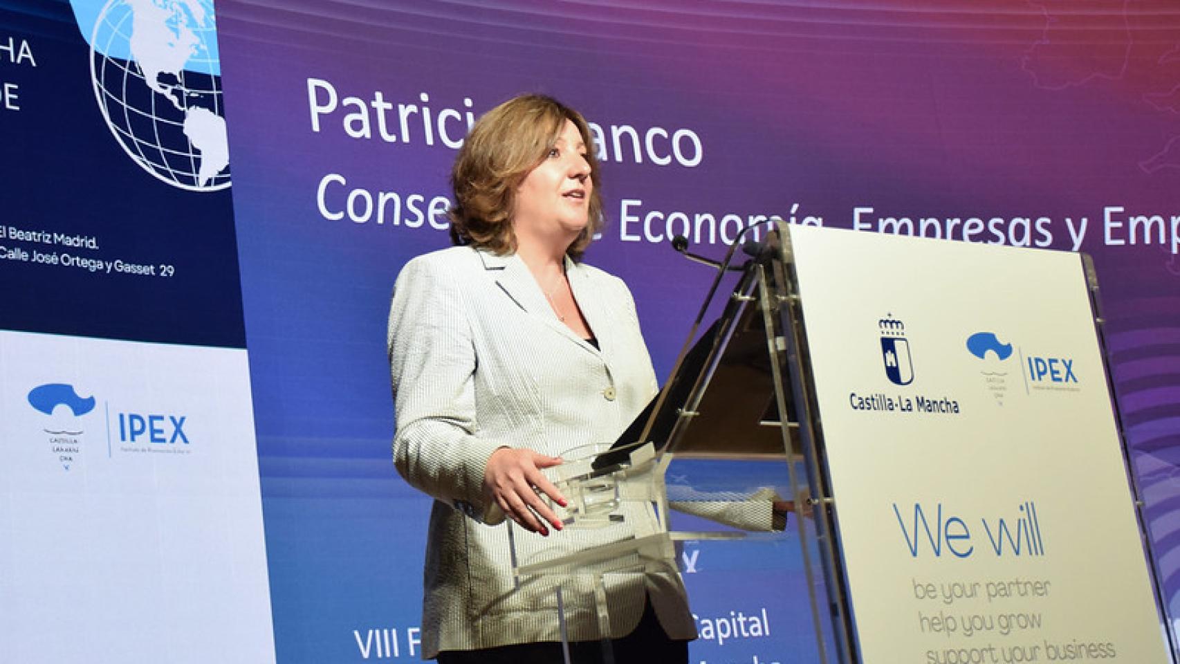 Patricia Franco durante su intervención.