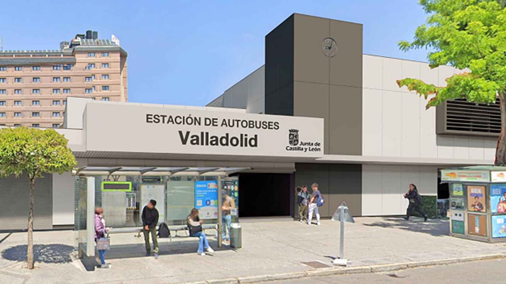 Imagen de la remodelación de la estación de autobuses de Valladolid
