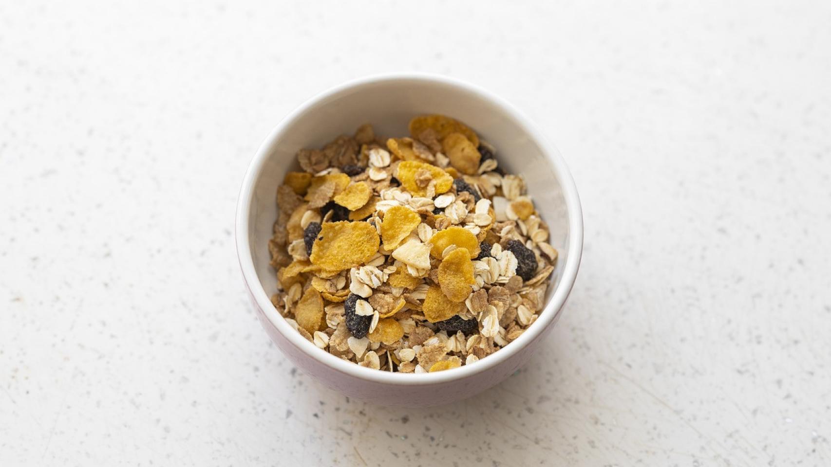 Cereales de desayuno con avena.