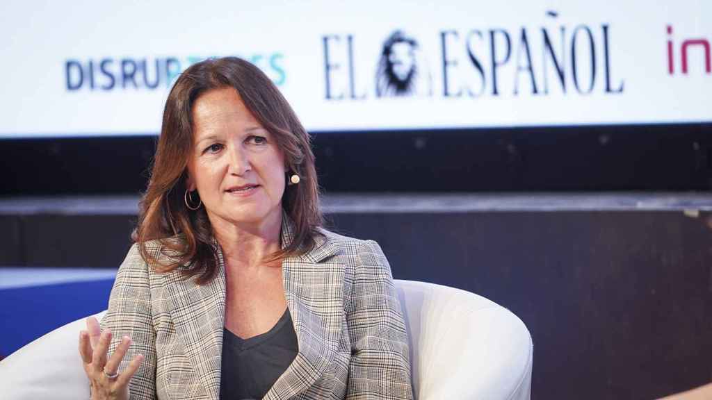 Mercedes Oblanca, presidenta de Accenture en España y Portugal, durante la conversación celebrada en el marco del Wake Up, Spain! 2024.