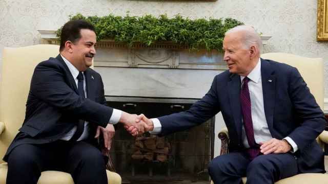 El presidente de EEUU, Joe Biden, se reúne con el primer ministro iraquí, Mohammed Shia al-Sudani, en la Casa Blanca en Washington.