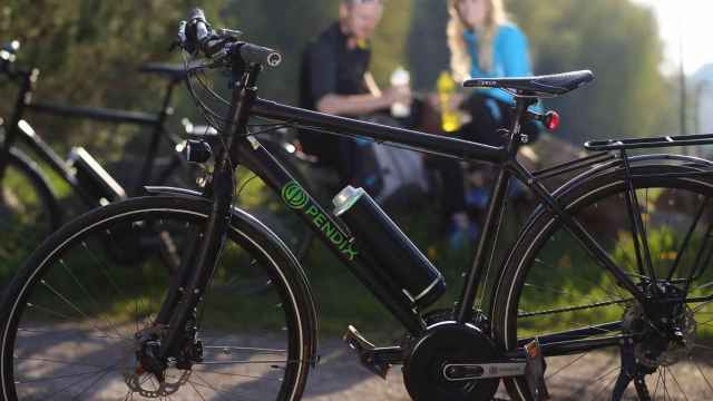 Una bicicleta con el Pendix eDrive instalado