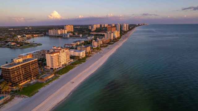 Vista aérea de Naples, en Florida.