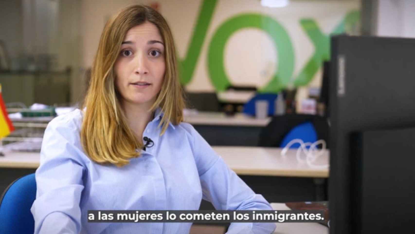 Fragmento del vídeo de campaña de Vox para las elecciones catalanas.