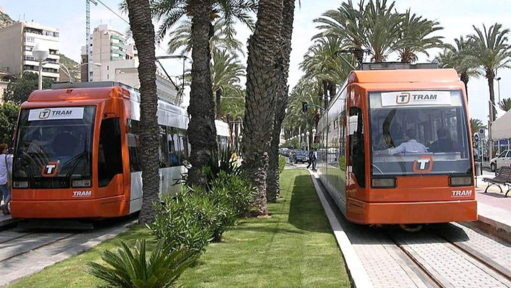 El servicio de TRAM, en una imagen de archivo.