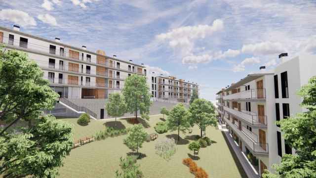 Un boceto de las nuevas viviendas que se construirán en Segovia
