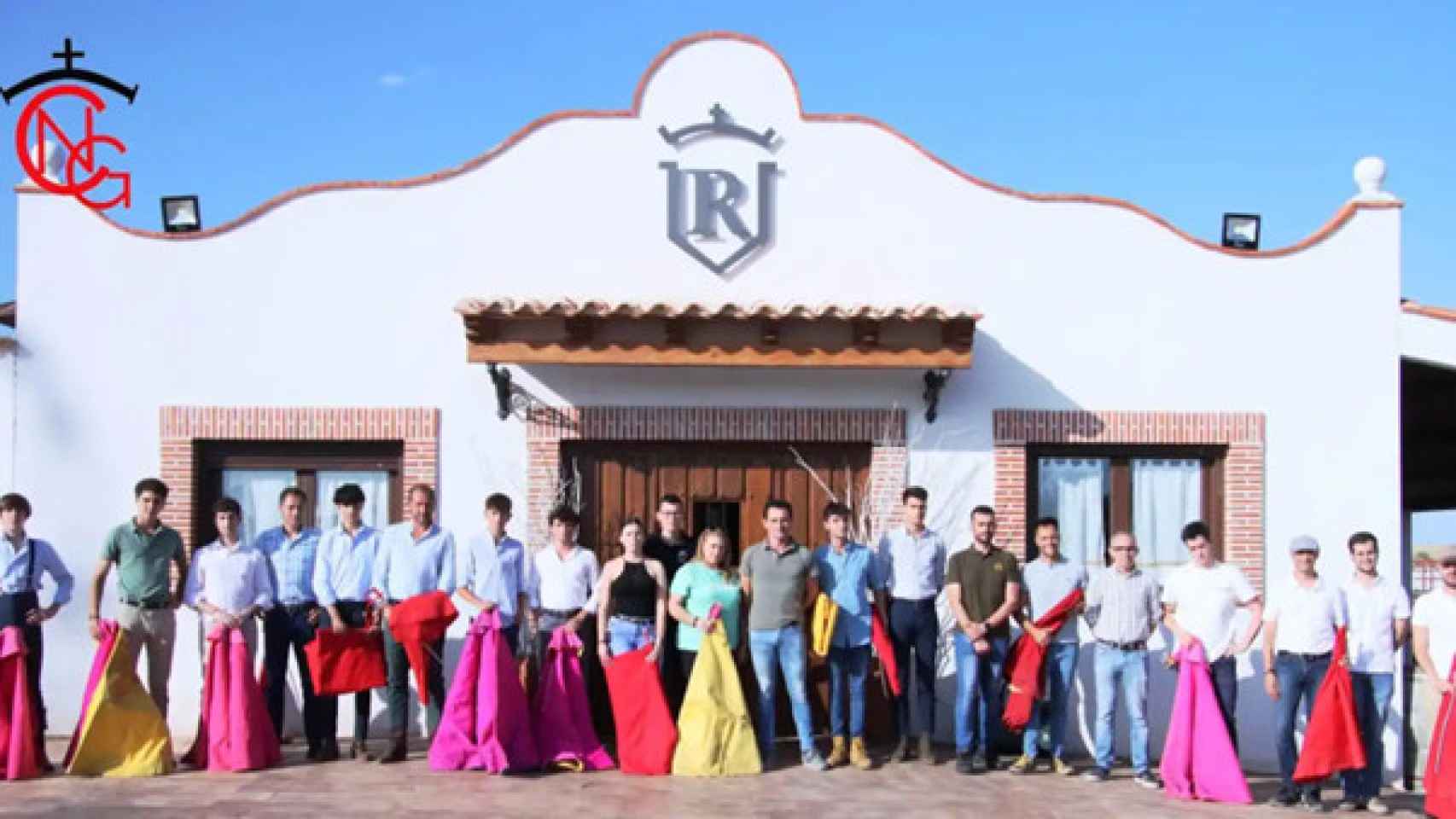 Los alumnos de la edición de 2023 en la ganadería de Raúl Nieto (Alaejos)