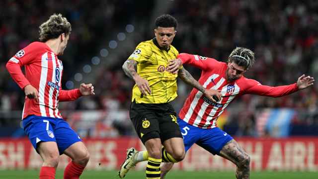 Griezmann y De Paul contra Jadon Sancho en el Atleti - Dortmund