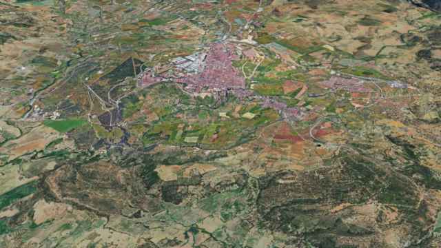 Vista aérea de los terrenos de Ronda.