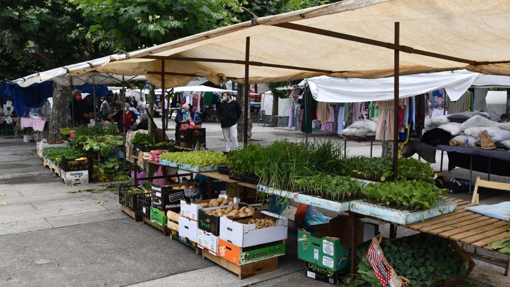 Mercadillo al aire libre de Cambre