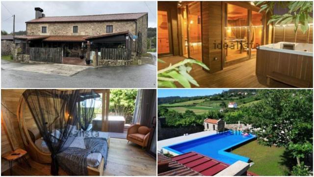 Este increíble hotel rural está a la venta en Galicia: Sus huéspedes dormirán en cabañas flotantes
