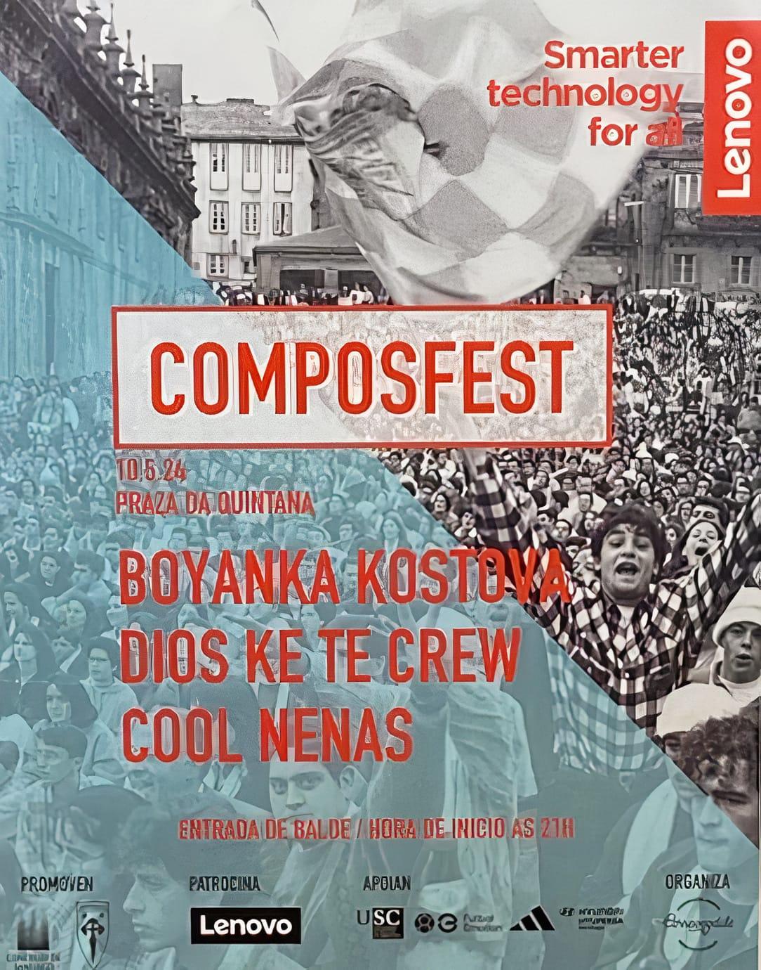 Cartel de la segunda edición del Composfest.