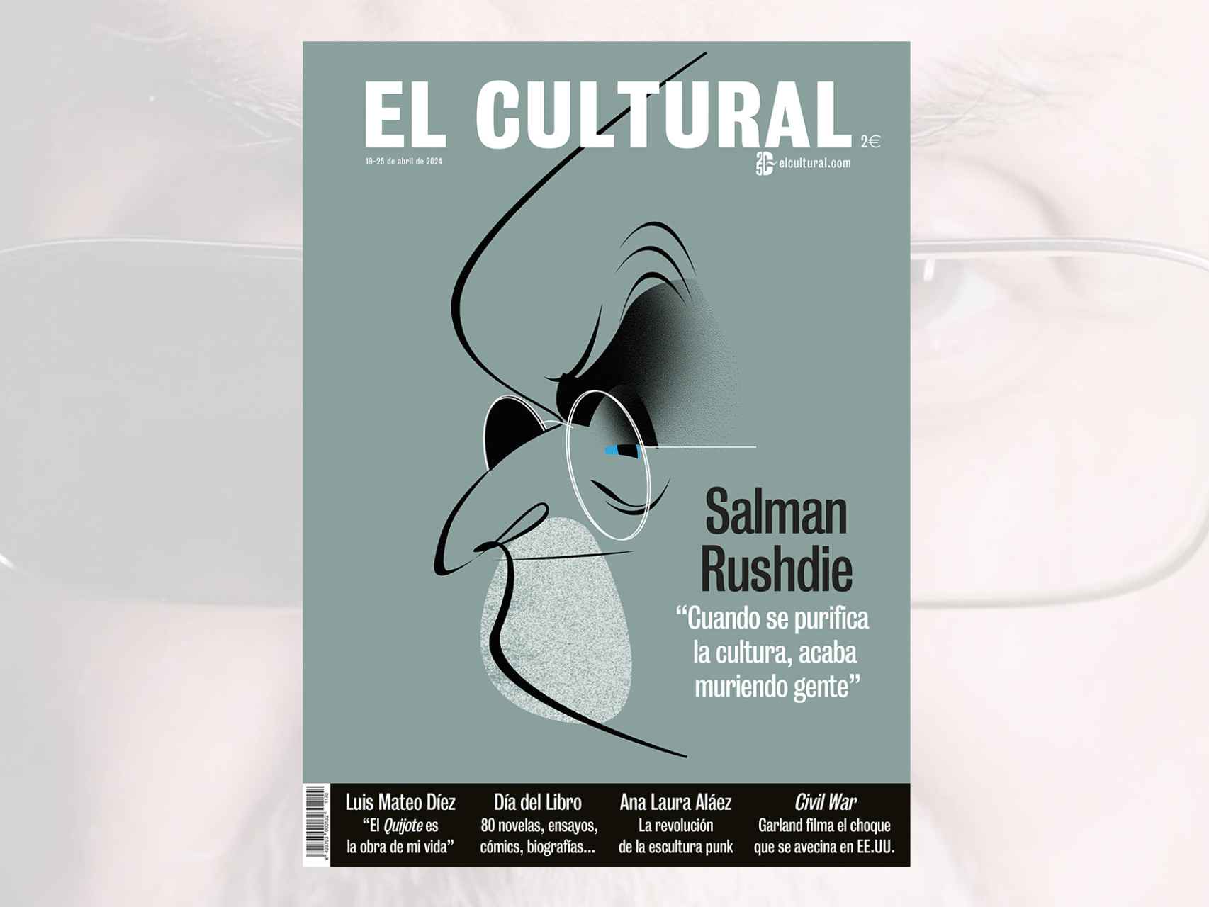 Portada de El Cultural del 19 de abril de 2024. Ilustración de Raúl Arévalo