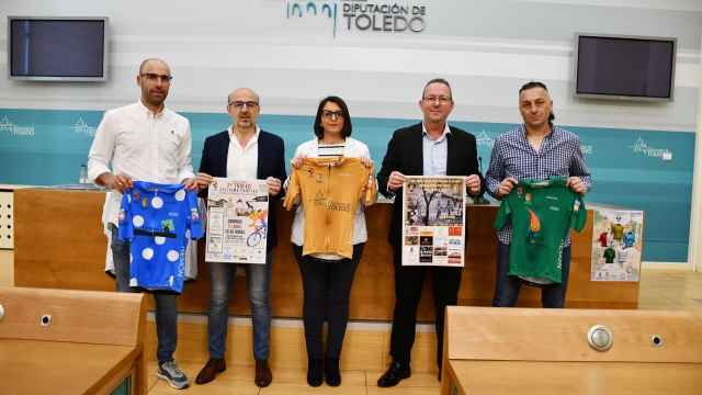 Presentación de la I Vuelta Ciclista Cadete a Toledo 2024. Foto: Diputación de Toledo.