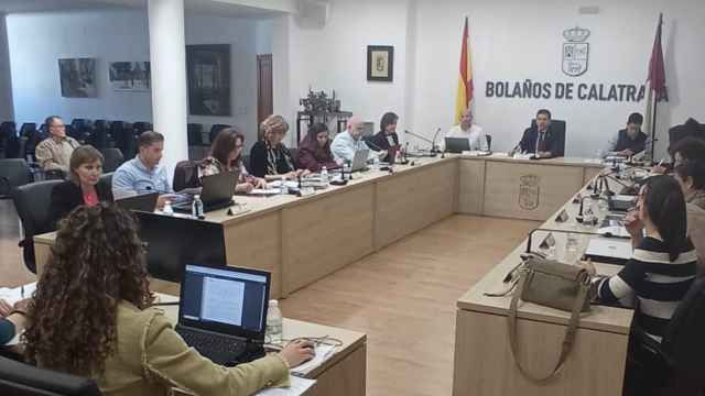 Pleno del Ayuntamiento de Bolaños de Calatrava (Ciudad Real).