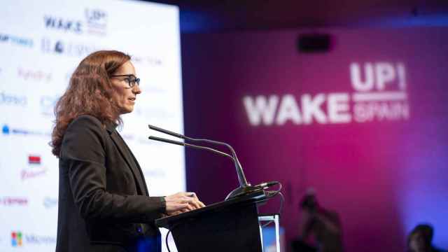 Mónica García, ministra de Sanidad, en la tercera jornada del Wake Up, Spain 2024! 'Las grandes oportunidades de España en una Europa en cambio'.