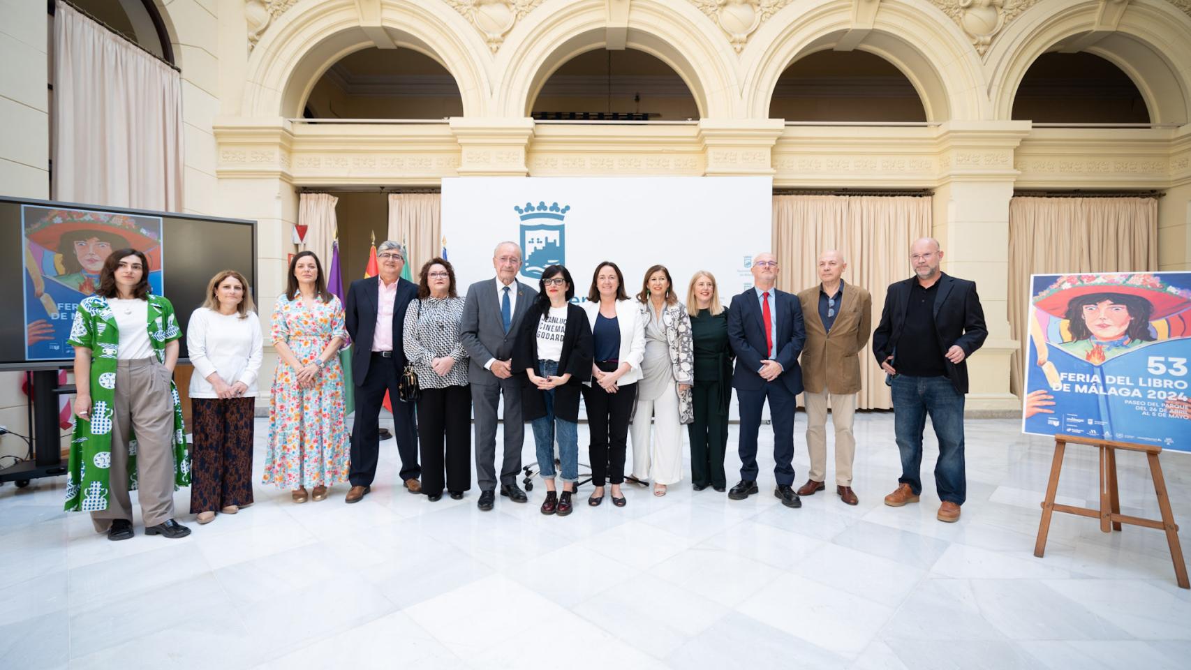 Un momento de la presentación de la 53 Feria del Libro de Málaga.