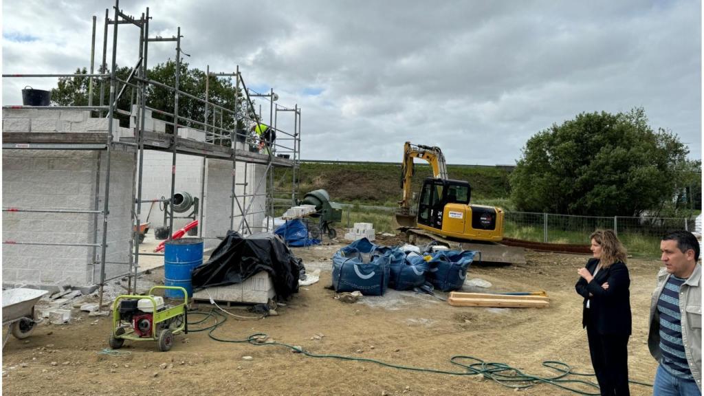 Avanza en Narón (A Coruña) el nuevo campo de tiro con arco, en el polígono Río do Pozo