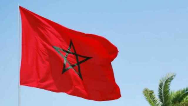 Imagen de archivo de la bandera de Marruecos.