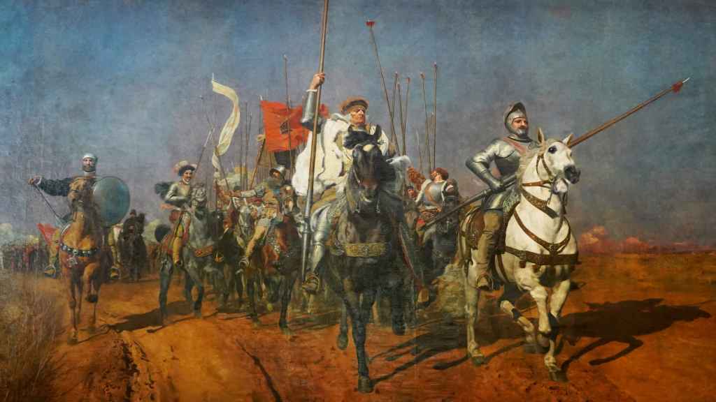 El cuadro 'Los comuneros de Castilla', de Juan Planella (1887).