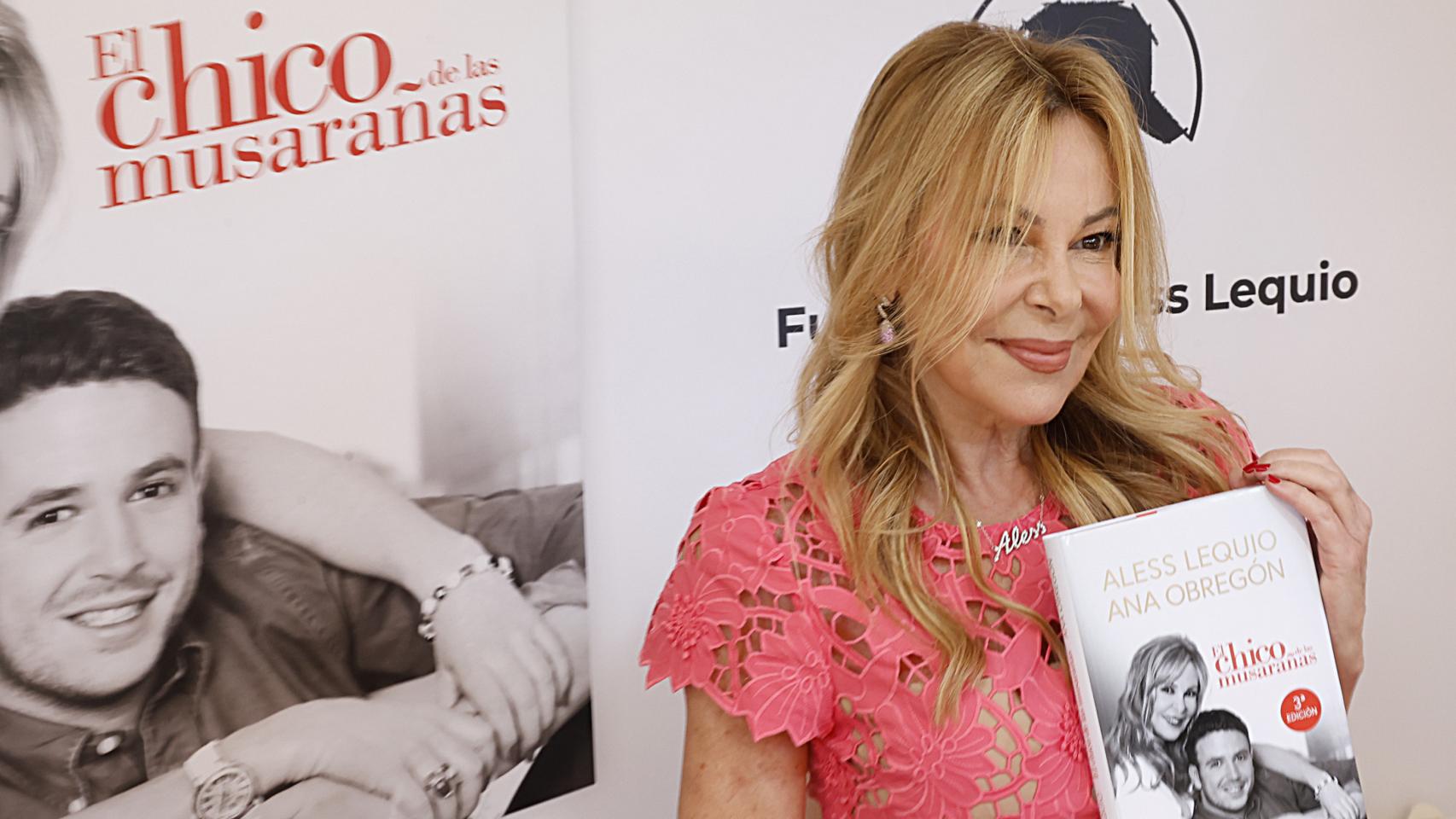 Ana Obregón, en una imagen durante la Feria del Libro de Madrid.